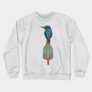 Kingfisher on ice Crewneck Sweatshirt